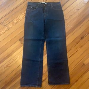 Gap straight fit dark wash men’s jeans 33x32